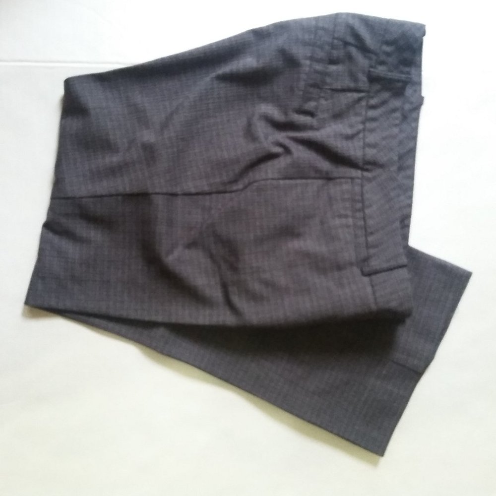 Worthington black/gray curvy fit trousers